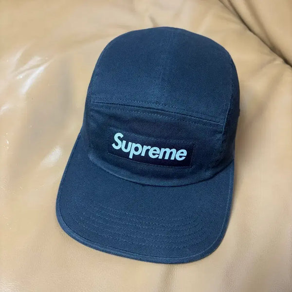 [BUNJANG] Supreme Box Logo Camp Cap Black / 슈프림 캠프캡 모자 박스로고 블랙