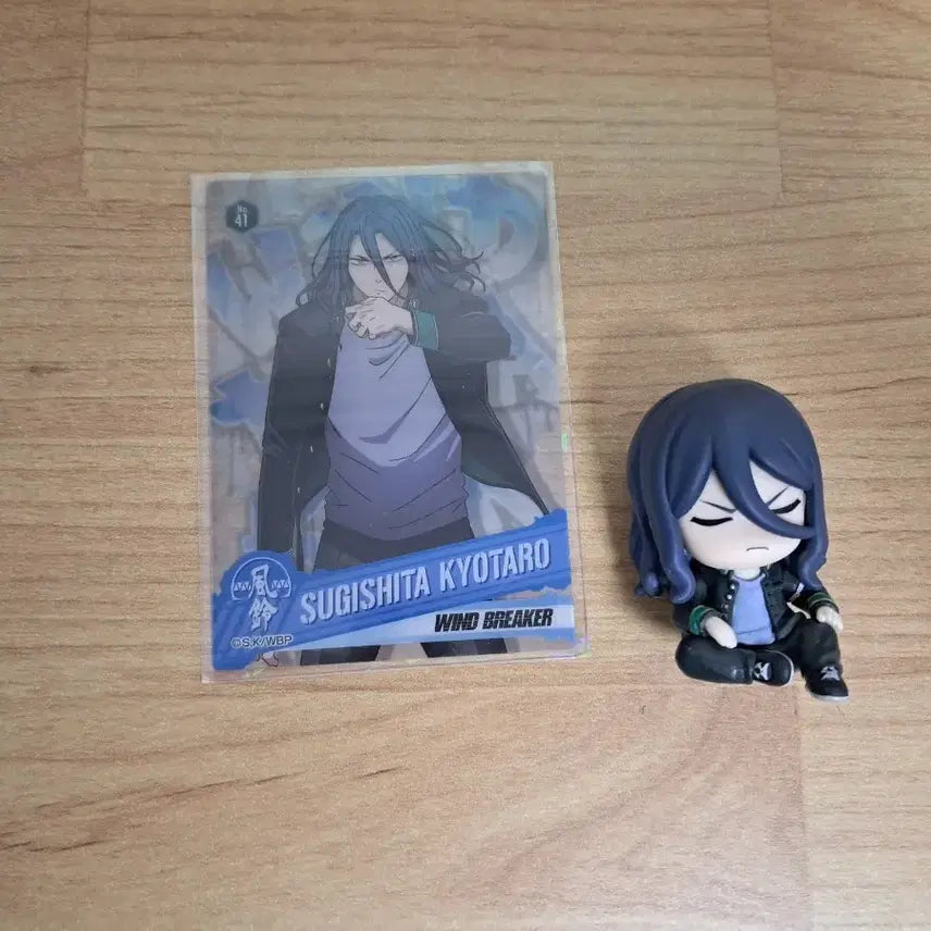 [BUNJANG] Wind Breaker Kyotaro Sugishita Card & Figure Bundle / 윈드브레이커 스기시타 쿄타로 카드 피규어