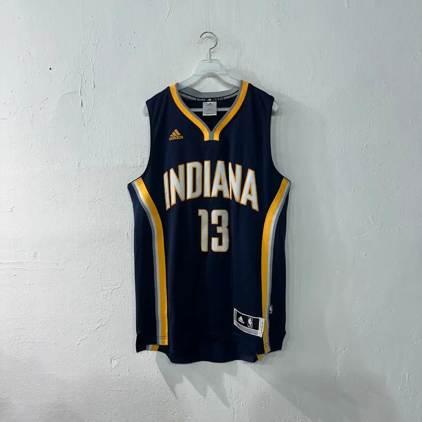[BUNJANG] Adidas Indiana Paul George Basketball Jersey M / 아디다스 인디애나 폴조지 농구져지 M