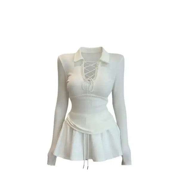 [BUNJANG] DECOCO Two-Piece Skirt Set / 드코코 투피스