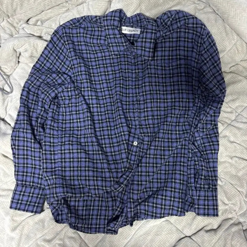 [BUNJANG] Our Legacy Aboz Central Check Shirt / [48] 아워레가시 어보브 캔트럴 체크셔츠