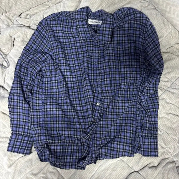 [BUNJANG] Our Legacy Aboz Central Check Shirt / [48] 아워레가시 어보브 캔트럴 체크셔츠