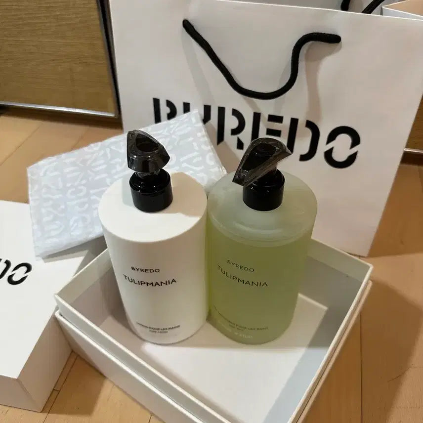 [BUNJANG] Byredo Tulipmania Hand Wash & Lotion Set / 바이레도 튤립매니아 핸드워시/로션 2종 세트