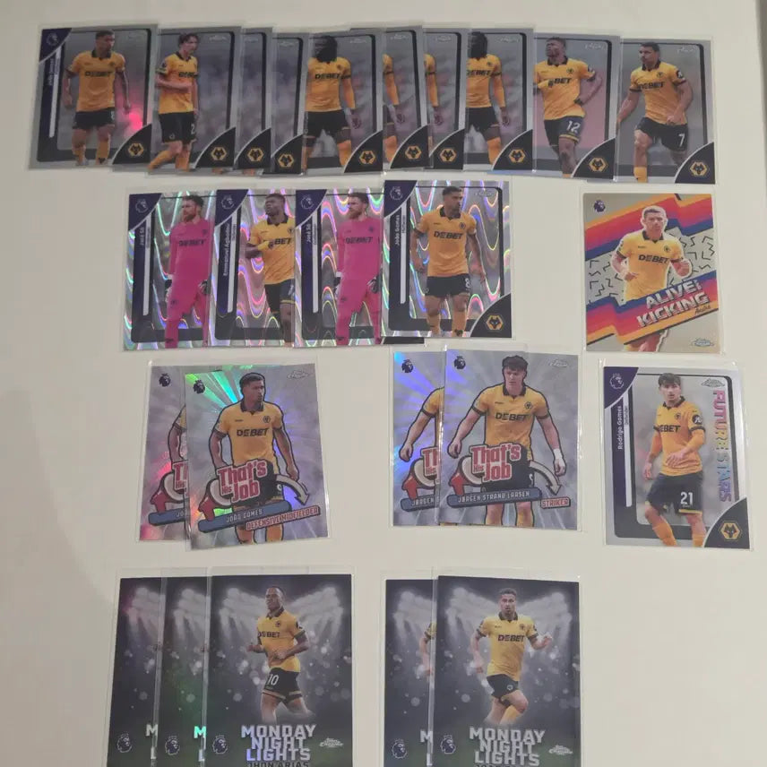 [BUNJANG] Wolverhampton Wanderers Insert Refractor Bundle Set Tops Cards / [울버햄튼] 울버햄튼 인서트, 리프랙터 일괄 전체 탑스