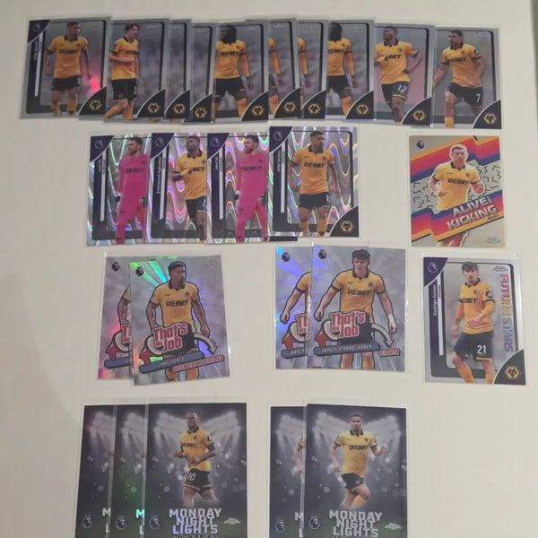 [BUNJANG] Wolverhampton Wanderers Insert Refractor Bundle Set Tops Cards / [울버햄튼] 울버햄튼 인서트, 리프랙터 일괄 전체 탑스