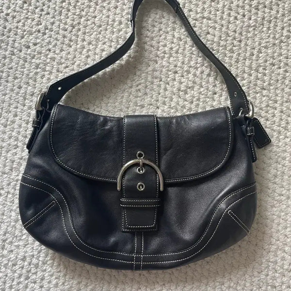[BUNJANG] Coach Old Coach Vintage Soho Hobo Shoulder Bag Black / 코치 올드코치 빈티지 숄더백 블랙 소호 호보백 y2k