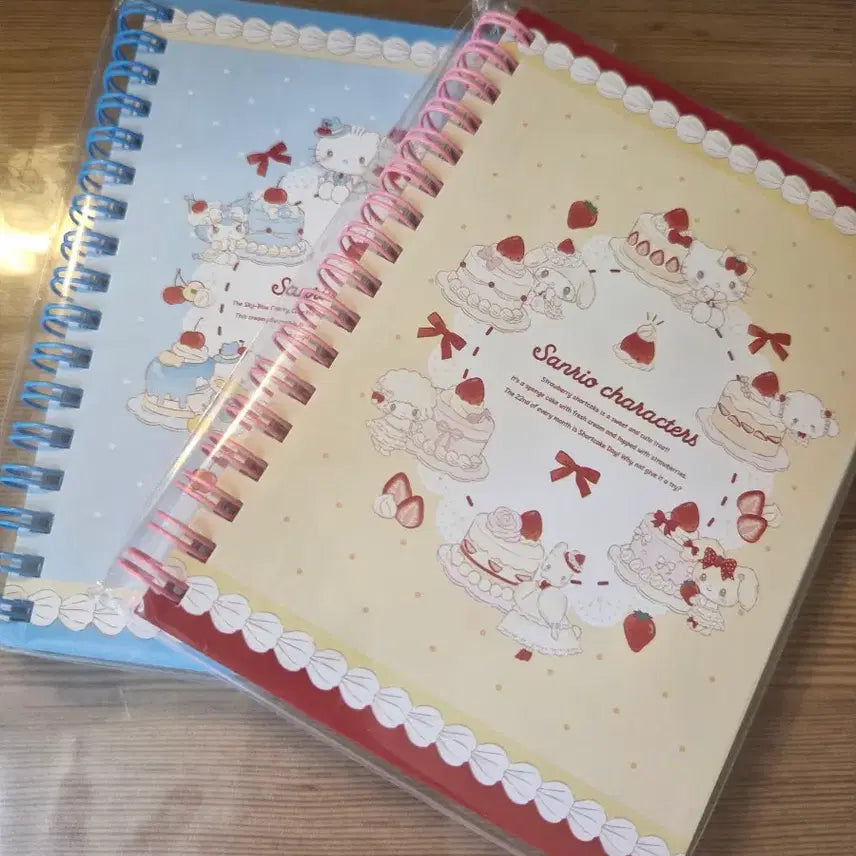 [BUNJANG] Sanrio Sweet Cake Notebook Bundle Set (2 Books) / 산리오 스위트 케이크 노트 일괄