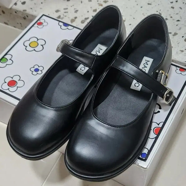 [BUNJANG] Mark Mook Mary Jane Flats Black Size 235 / 마크모크 메리제인 단화 235