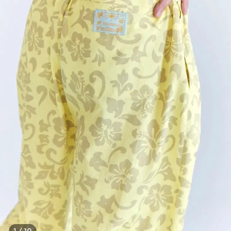 [BUNJANG] Rolling on the Grass Aloha Pants Yellow / 롤링온더그라스/알로하 팬츠/옐로