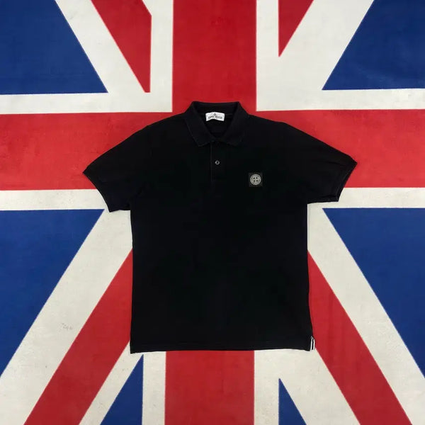 [BUNJANG] Stone Island Short Sleeve Polo Shirt Size S / 스톤아일랜드 반팔 카라티 실측 S