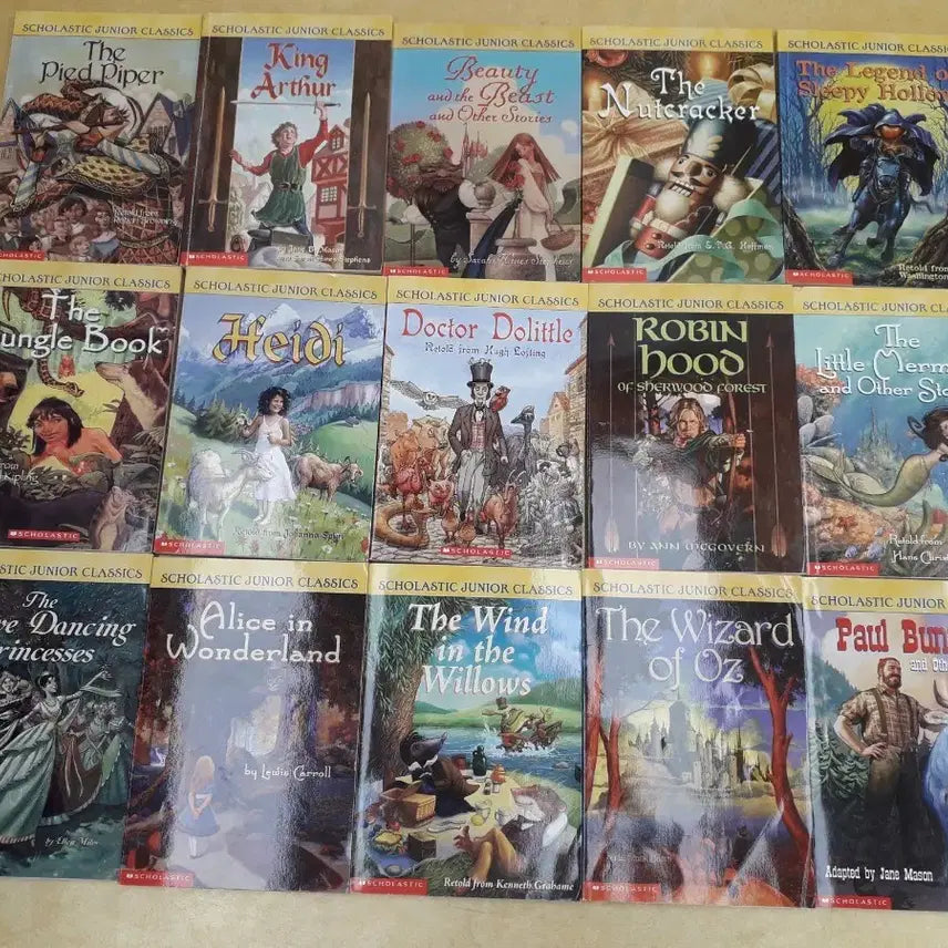[BUNJANG] Scholastic Junior Classics Series (15 Volumes) / 쇼콜라스틱 주니어 클래식 시리즈
