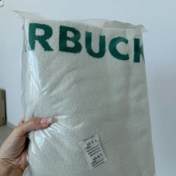 [BUNJANG] Starbucks x Lacoste Ivory Towel / 스타벅스 라코스테 타월 아이보리