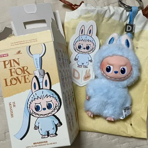 [BUNJANG] Pop Mart Labubu Pin for Love D - Light Sky Blue / 새상품) 팝마트 라부부 핀 포 러브 D - 연하늘색