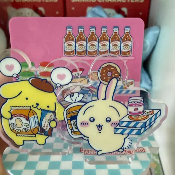 [BUNJANG] Sanrio Pompompurin & Usagi Acrylic Stand / 산리오 캐릭터 폼폼푸린 우사기 아크릴 스탠드