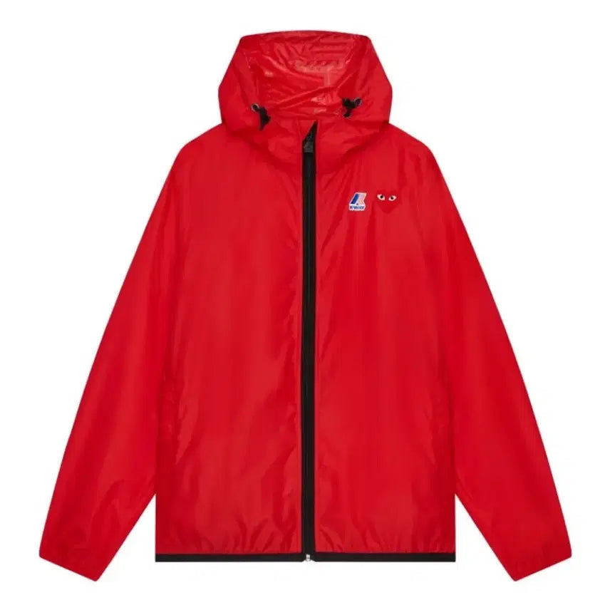 [BUNJANG] Comme des Garçons x K-Way Collaboration Windbreaker Jacket / 꼼데가르송 X K-WAY(까웨) 콜라보레이션 바람막이