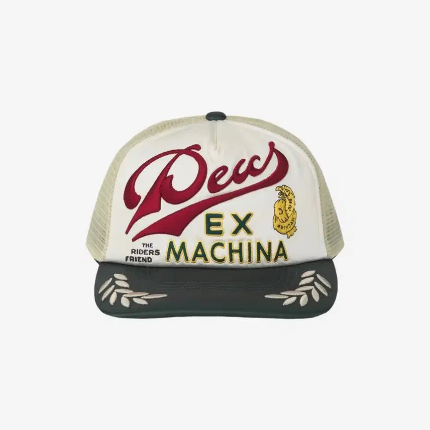 [BUNJANG] Deus Ex Machina Rider Trucker Cap White / 데우스 엑스 마키나 라이더 트러커 캡 화이트