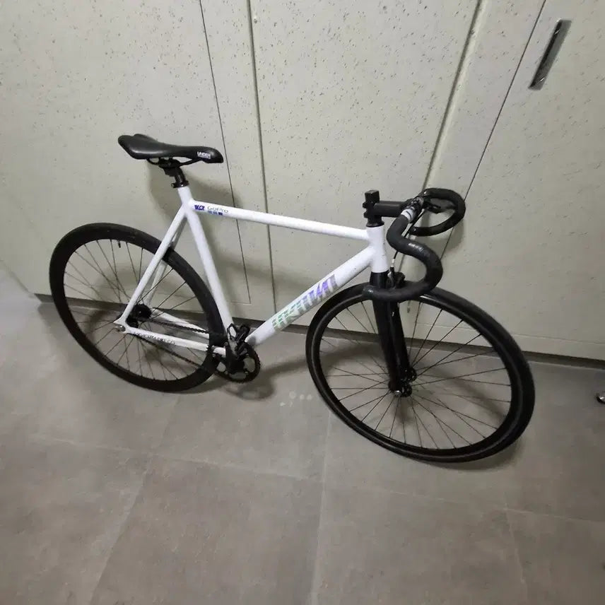 [BUNJANG] Unknown Combat Track Bicycle - White, 51cm / 언노운 컴뱃 대/판