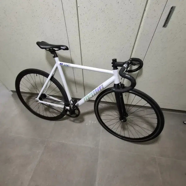 [BUNJANG] Unknown Combat Track Bicycle - White, 51cm / 언노운 컴뱃 대/판