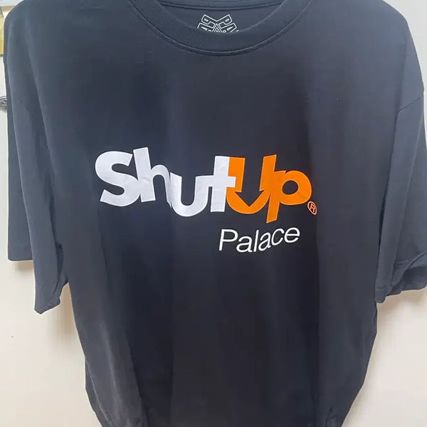 [BUNJANG] Palace Shut Up Black T-Shirt / 팔라스 셧업 블랙
