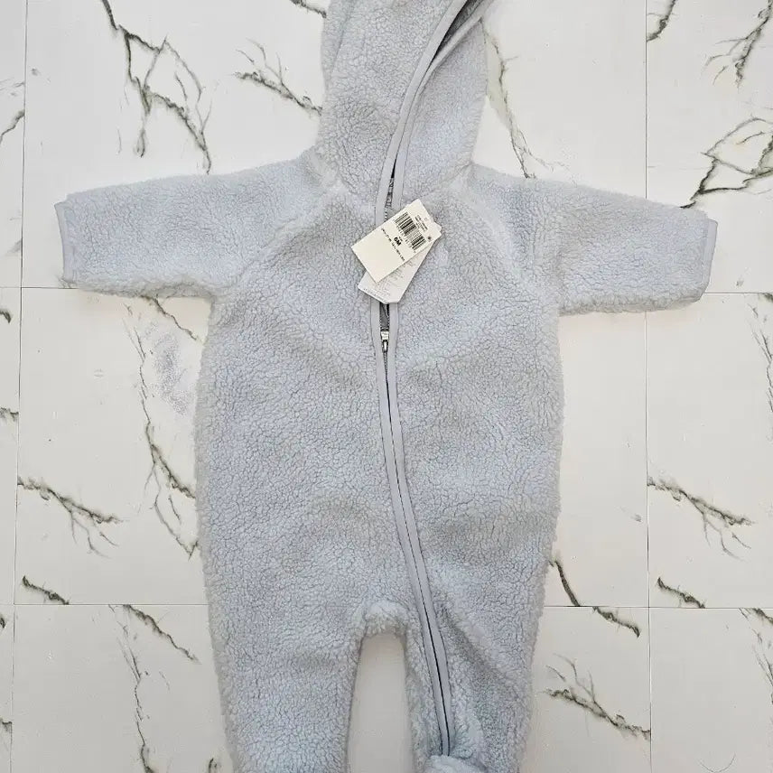 [BUNJANG] Polo Ralph Lauren Baby Bear Sleepsuit Light Blue 6M / 폴로 랄프로렌 베이비 곰돌이 수면 우주복 라이트 블루 6M