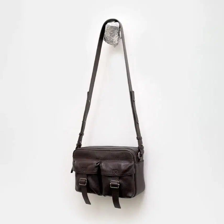 [BUNJANG] Yuz Camera Bag Leather Brown / 유스 카메라백 레더 브라운