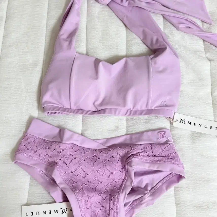 [BUNJANG] Minuet Polewear Set Lavender XS/S / (새상품) 미뉴엣 폴웨어 세트 XS/S 44-55반 잘 맞음! 폴댄스의상 폴복 폴쇼츠 폴프