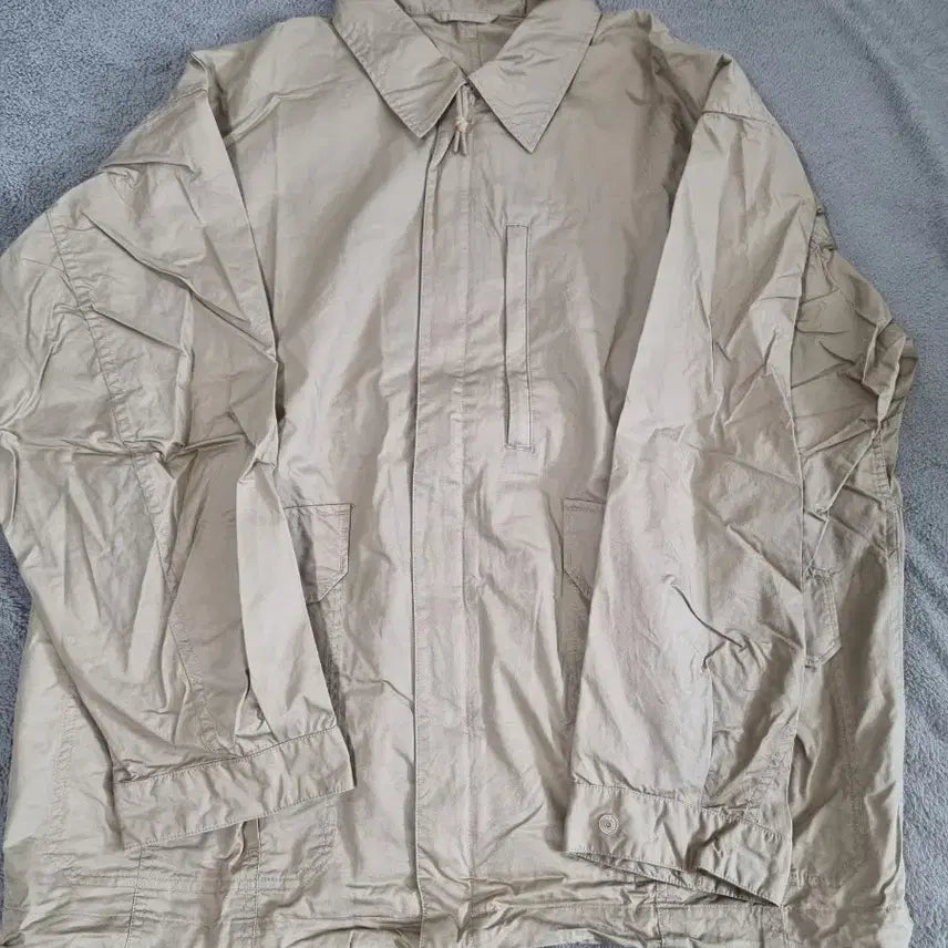 [BUNJANG] Uniqlo U Oversized Jacket Beige L / 유니클로 u 자켓 l사이즈
