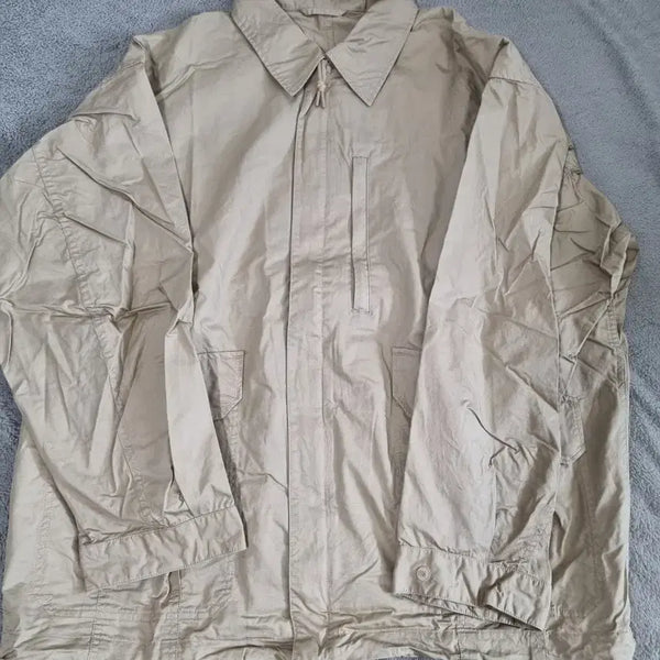 [BUNJANG] Uniqlo U Oversized Jacket Beige L / 유니클로 u 자켓 l사이즈