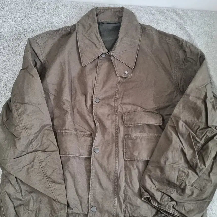 [BUNJANG] Uniqlo U Field Jacket Khaki / 유니클로 u 야상 자켓 l 사이즈