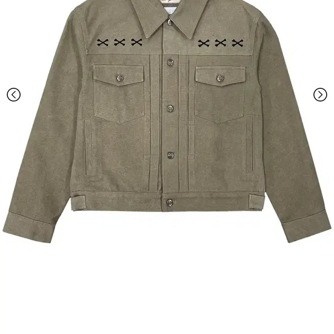 [BUNJANG] Aoiro Kamien Cropped Trucker Jacket / 아오이로 카미엔 크롭 트러커 자켓