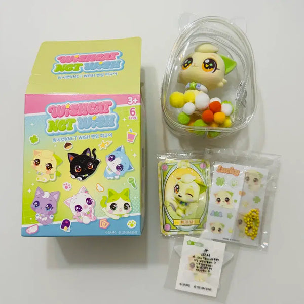 [BUNJANG] Wishcat Lucky Nyan Figure Ryong Unsealed NCT Wish / [개봉] 위시캣 럭키냥 피규어 엔시티위시 료