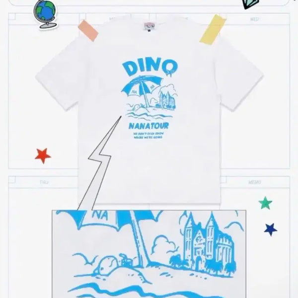 [BUNJANG] SEVENTEEN Nanature T-Shirt (Dino) L Size / 세븐틴 나나투어 티셔츠 미착용 상품 양도 (디노)