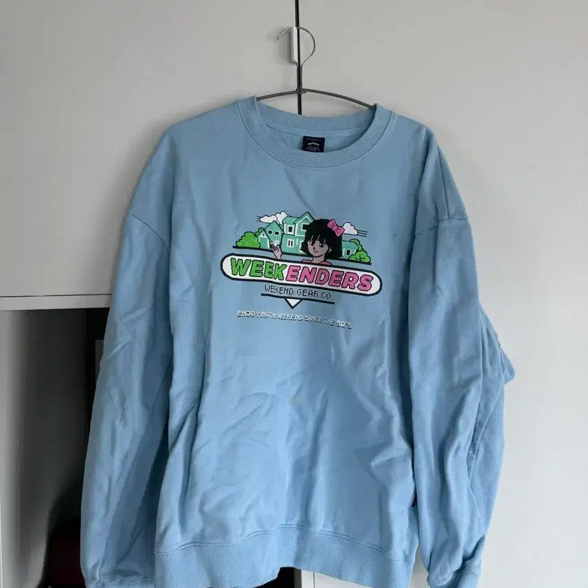 [BUNJANG] Weekenders Graphic Sweatshirt M Size / 위켄더스 맨투맨 M 사이즈
