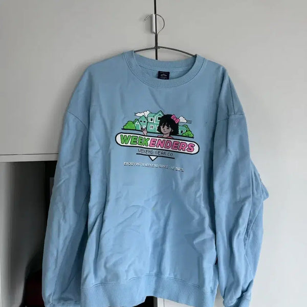[BUNJANG] Weekenders Graphic Sweatshirt M Size / 위켄더스 맨투맨 M 사이즈