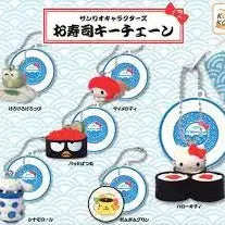 [BUNJANG] Sanrio Badtz-Maru Sushi Gacha Keychain / (배드바츠마루) 산리오 스시 초밥 키체인 키링 가챠
