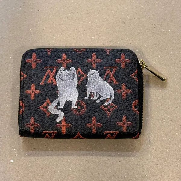 [BUNJANG] Louis Vuitton Monogram Cat Zipper Wallet / 루이비통 모노그램 지퍼 지갑