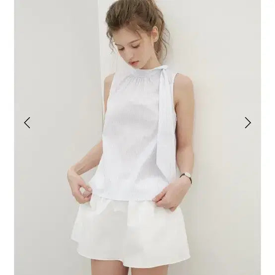 [BUNJANG] Le Plein Selier Tie Blouse / 르플레인 Selier Tie Blouse
