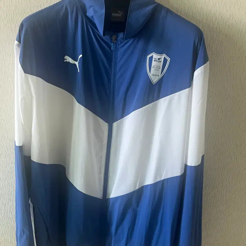 [BUNJANG] Suwon Samsung Blue Wings Pre-Match Windbreaker / 수원삼성 프리매치 바람막이