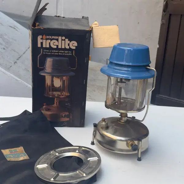 [BUNJANG] Dolphin Firelight Kerosene Lantern - Blue / 돌핀 파이어라이트 등유랜턴 블루