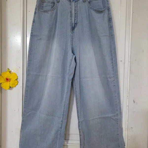 [BUNJANG] Tencel Span Wide Leg Pants / 여름 시원한 고급스러운 텐셀  스판. 밴딩. 통바지
