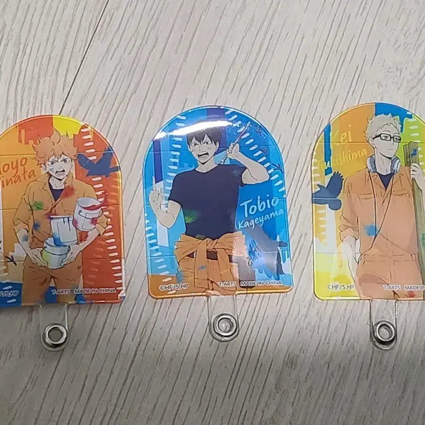[BUNJANG] Haikyuu!! Phone Tab Collection Karasuno 3-Set Phone Strap / 하이큐 폰탭 컬렉션 핸드폰 스트랩 카라스노 3종