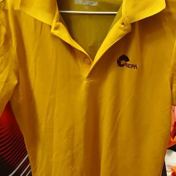 [BUNJANG] NEPA Yellow Short-Sleeve Polo Shirt Size 90 / NEPA 노란색 반팔 카라티90