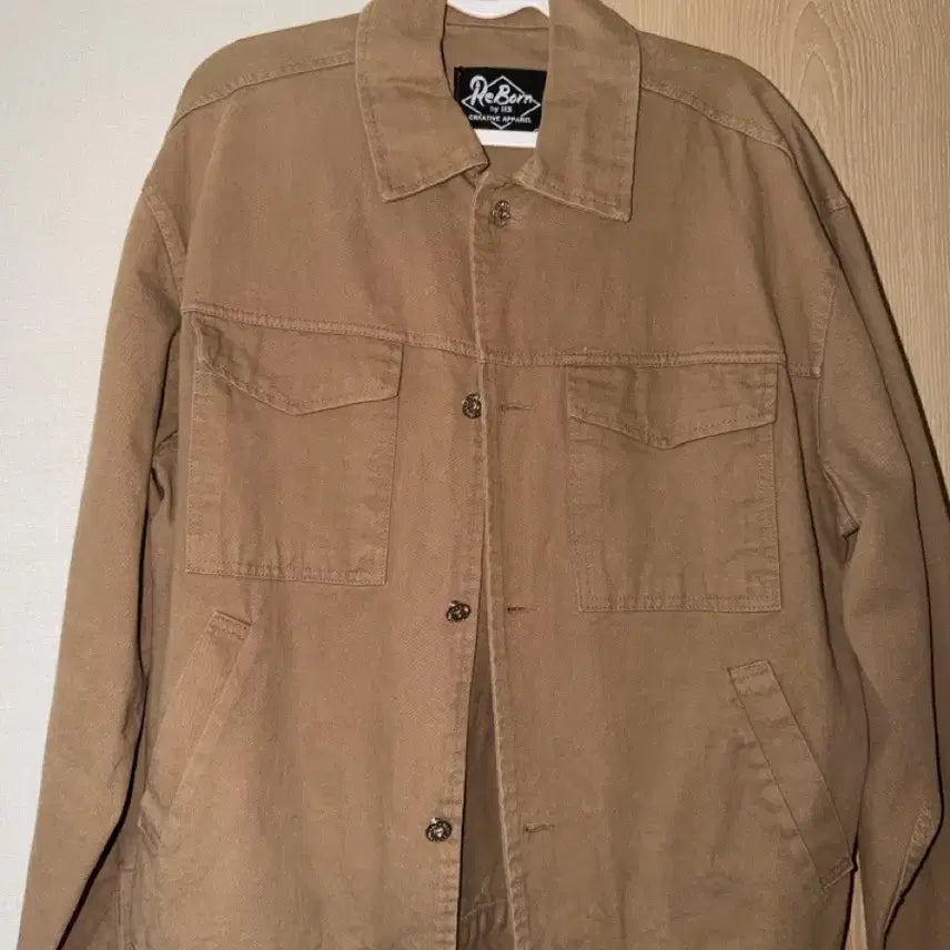 [BUNJANG] ReBorn by HS Canvas Work Jacket (Brown) / ReBorn by HS Canvas Work Jacket (Brown)