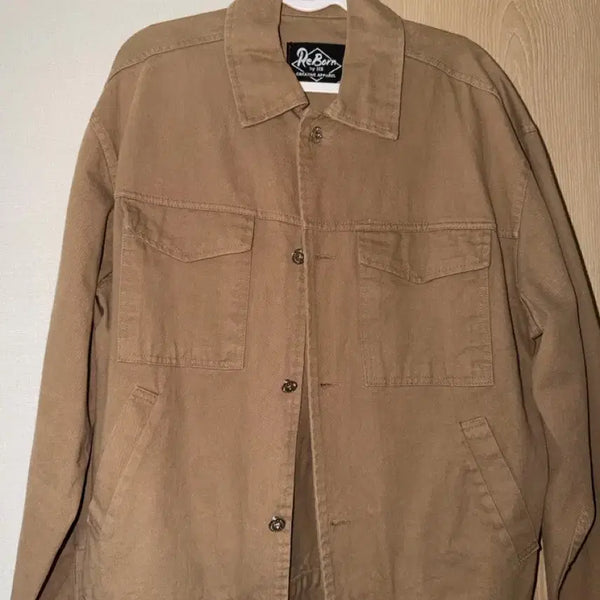 [BUNJANG] ReBorn by HS Canvas Work Jacket (Brown) / ReBorn by HS Canvas Work Jacket (Brown)