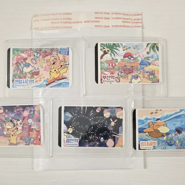 [BUNJANG] Pokemon 2026 Mega Festa Busan Subway Ticket Set / 2026 포켓몬 메가페스타 부산 지하철 승차권