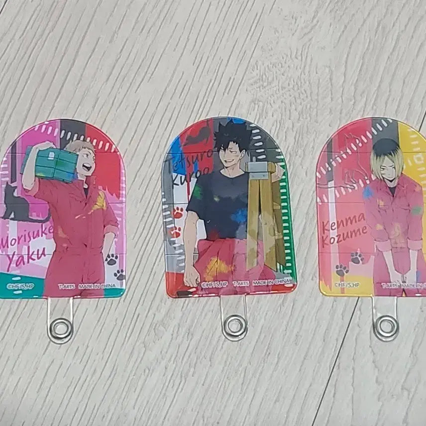 [BUNJANG] Haikyuu!! Nekoma High School Phone Tab Collection Strap / 하이큐 폰탭 컬렉션 핸드폰 스트랩 네코마 3종
