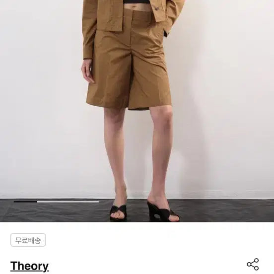 [BUNJANG] Theory Women's Shorts Size 2 / 띠어리 여성 반바지 판매해요 (2)사이즈