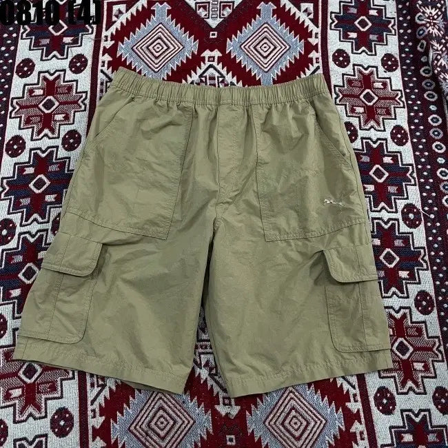 [BUNJANG] Puma Khaki Cargo Shorts / 푸마 카키색 카고 반바지 0 0810