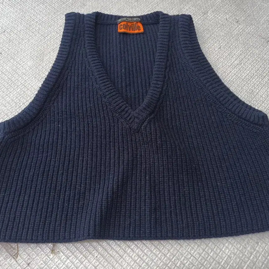 [BUNJANG] 10 Corso Como Navy Knit Vest / 10꼬르소꼬모 조끼