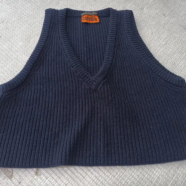 [BUNJANG] 10 Corso Como Navy Knit Vest / 10꼬르소꼬모 조끼